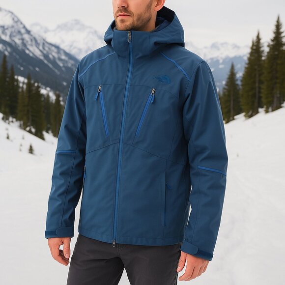 The North Face Other - The North Face Apex Bionic Softshell Jacket Blue Mens Small